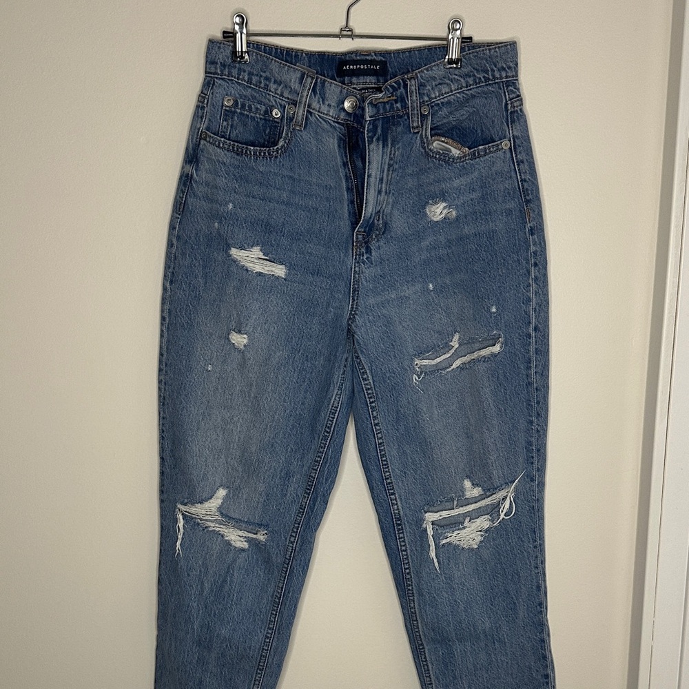 Universal Thread Light Blue Ripped Boyfriend Jeans